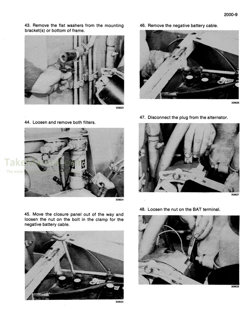 Case 1845B Service Manual Uni Loader 8-41760R0 PDF