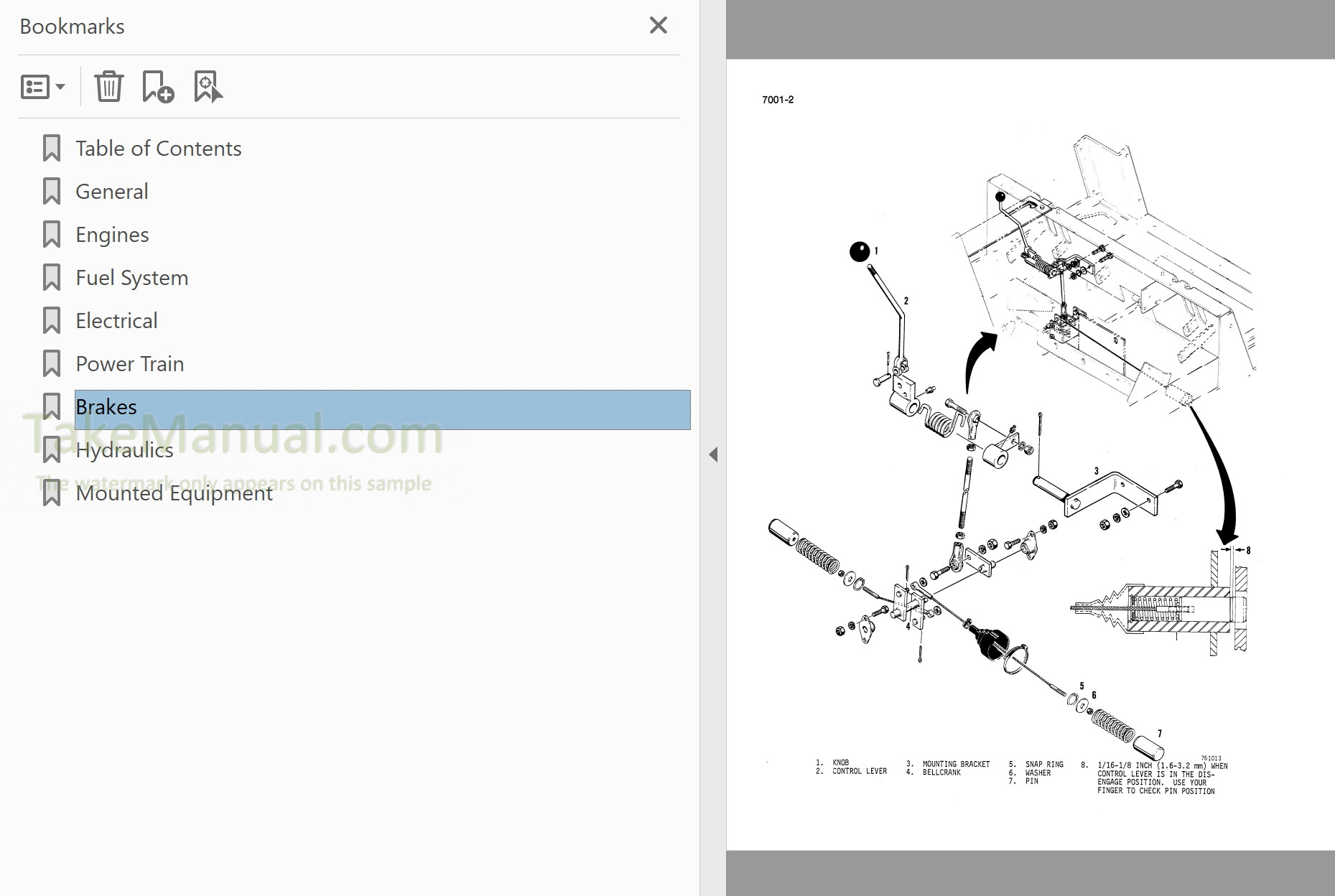 Case 1845B Service Manual Uni Loader 8-41760R0 PDF