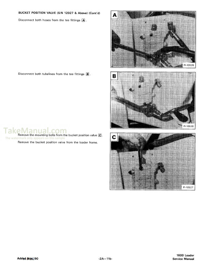 Bobcat 1600 Service Manual Loader – TakeManual.com