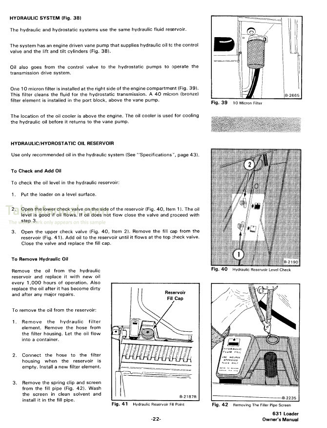 Bobcat 631 Owners Manual Skid Steer Loader – TakeManual.com