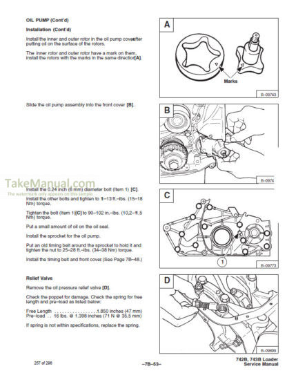 Bobcat 742B 743B Service Manual Skid Steer Loader – TakeManual.com