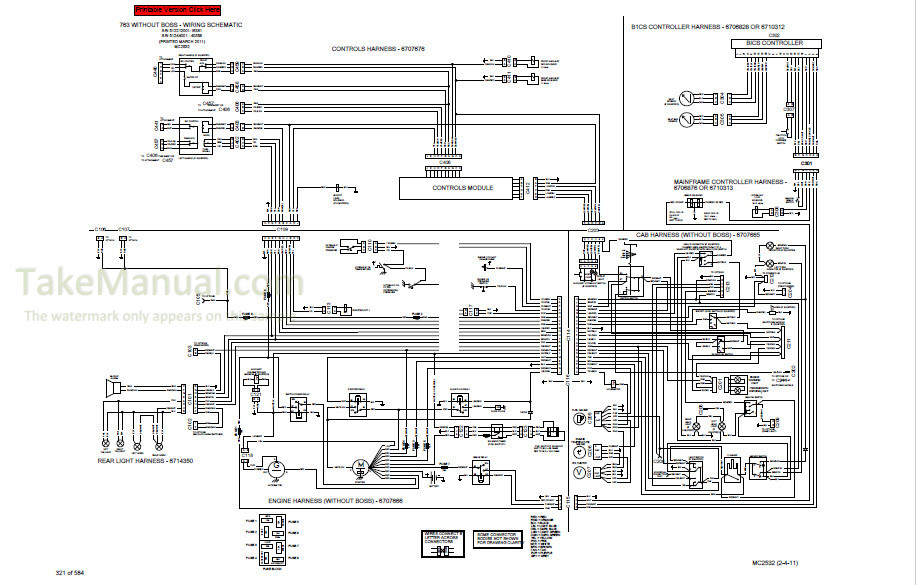 Bobcat 763 Hydraulic Schematic