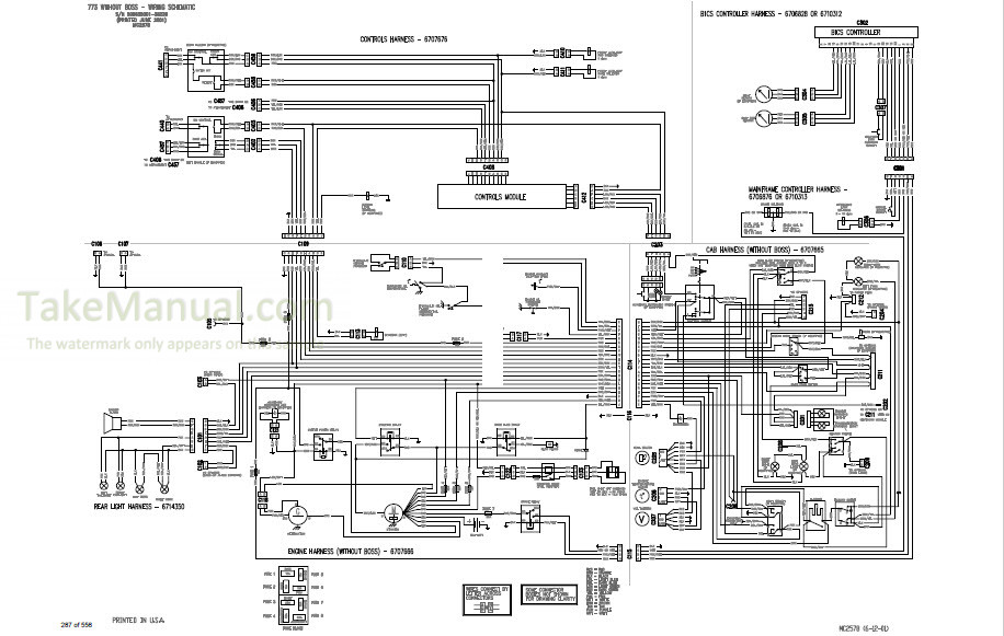 Bobcat 773 Service Manual Skid Steer Loader 509635001- 509616001