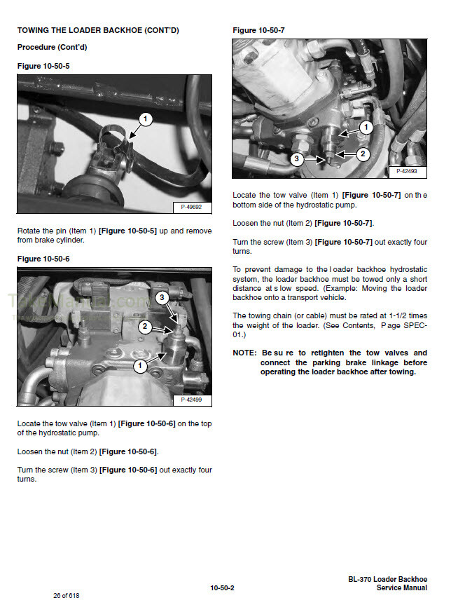 Bobcat BL370 Service Manual Loader Backhoe 572711001- – TakeManual.com