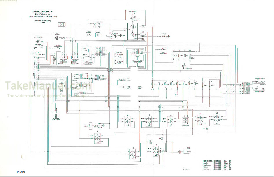 Bobcat BL370 Service Manual Loader Backhoe 572711001- – TakeManual.com