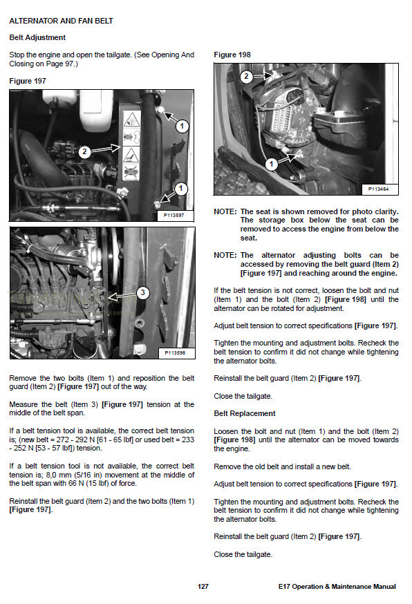 Bobcat E17 Operation And Maintenance Manual Compact Excavator B4pj11001