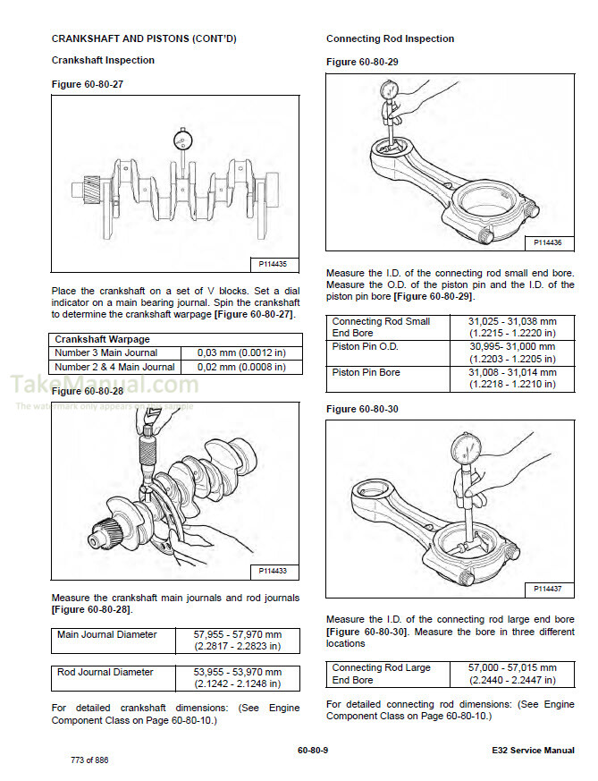 Bobcat E32 Service Manual Compact Excavator B2VV11001- – TakeManual.com