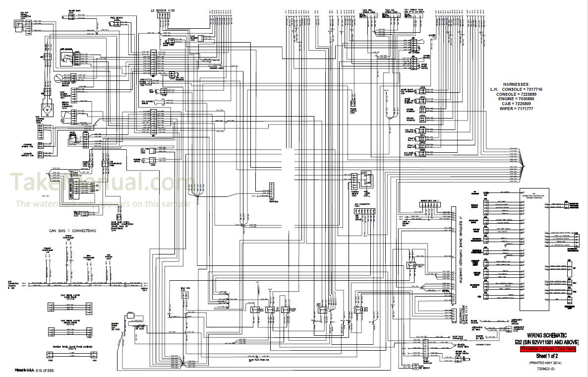 Bobcat E32 Service Manual Compact Excavator B2VV11001- – TakeManual.com