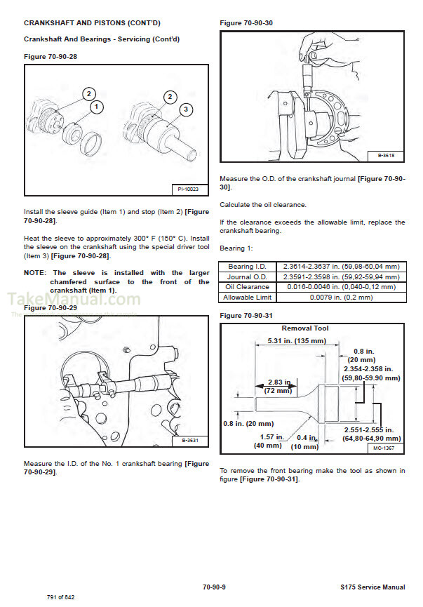 Bobcat S175 Service Manual Skid Steer Loader A8M460001- – TakeManual.com