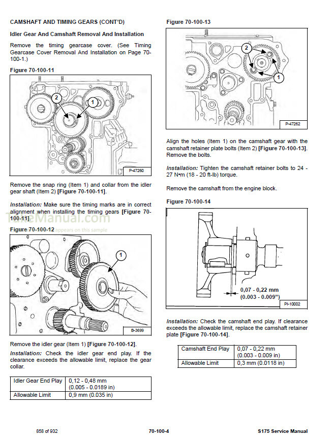 Bobcat S175 Service Manual Skid Steer Loader A3L520001- – TakeManual.com