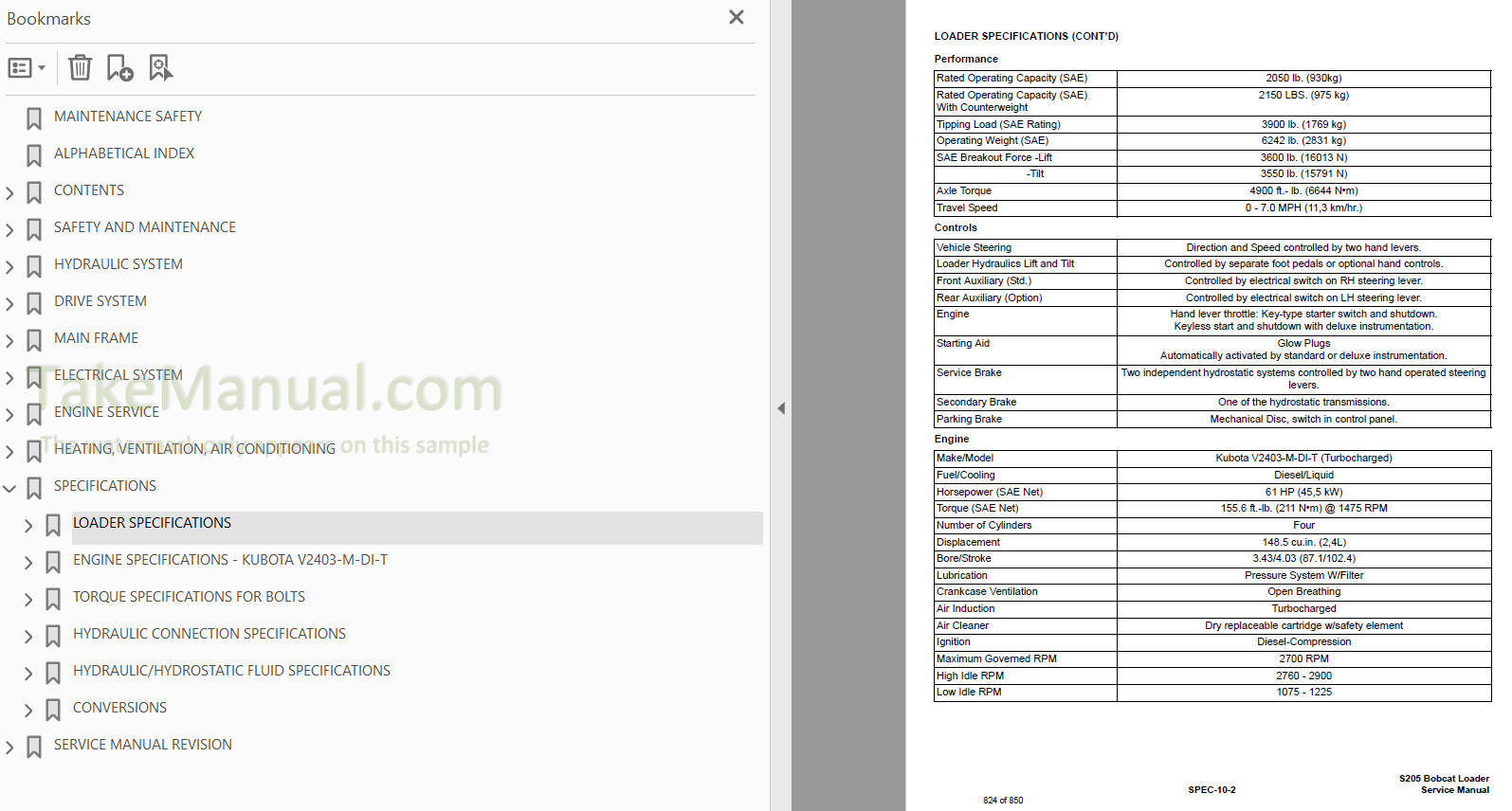 Bobcat S205 Skid Steer Attachments Specifications, 40% OFF