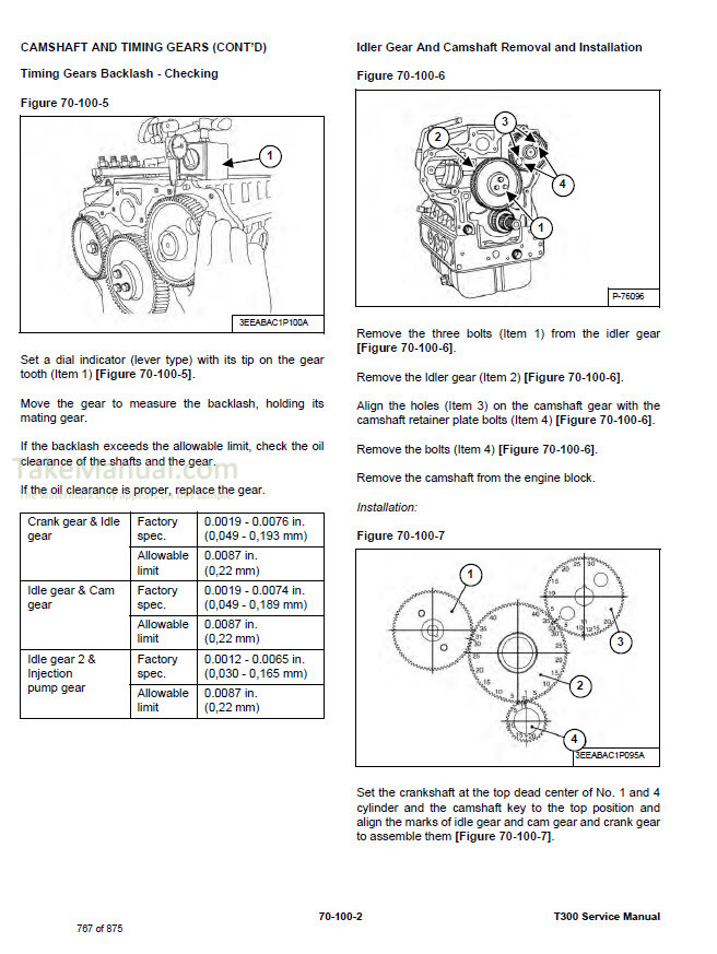 Bobcat T300 Service Manual Compact Track Loader A5GU11001 To A5GU19999