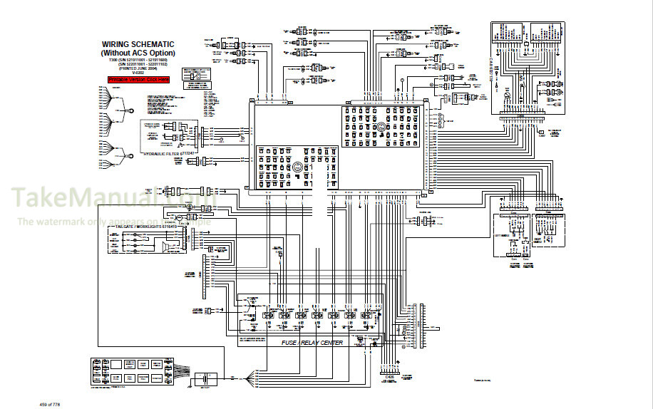 Bobcat T300 Turbo Turbo High Flow Service Manual Compact Track Loader