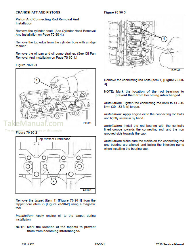 Bobcat T550 Service Manual Compact Track Loader A7UJ11001- – TakeManual.com