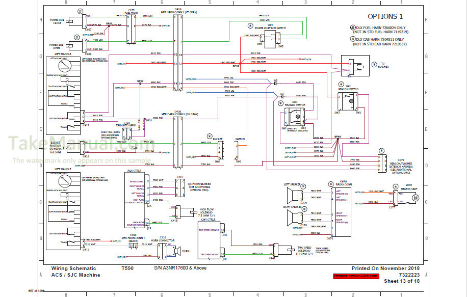 Bobcat Loader T590 Hydraulic Electrical Schematic - vrogue.co