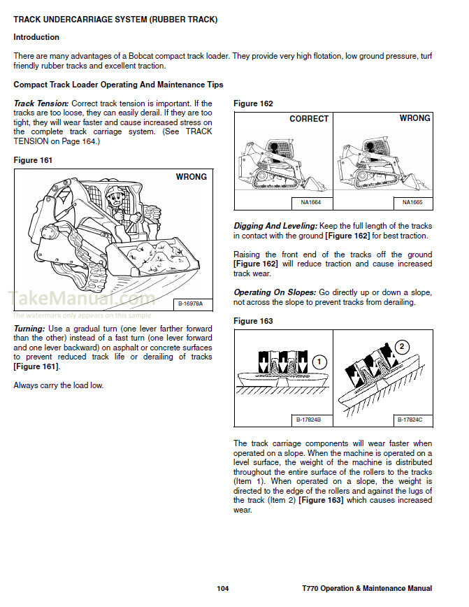 Bobcat T770 Operation Maintenance Manual Compact Track Loader A3P816575 ...