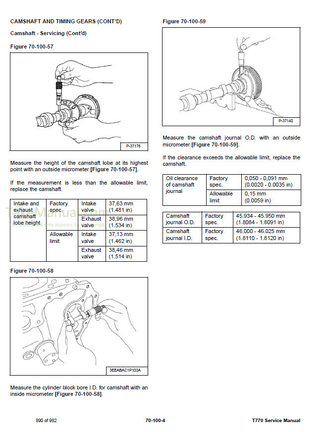 Bobcat T770 Service Manual Compact Track Loader AUYB11001- – TakeManual.com