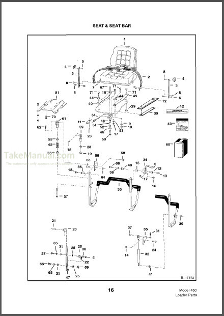 Bobcat 450 Parts Catalog Skid Steer Loader 6724364 – TakeManual.com