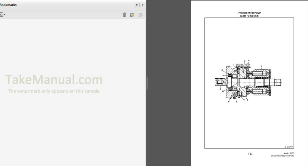 Bobcat 5600 Parts Catalog Toolcat 6902180 – TakeManual.com