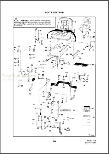 Bobcat 773 Parts Catalog Skid Steer Loader 6724065 – TakeManual.com