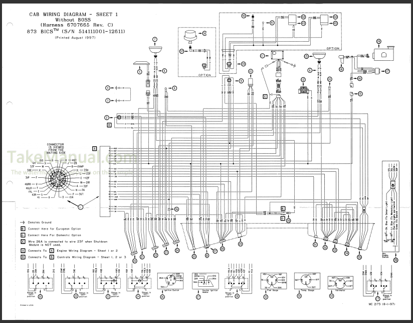 Bobcat 873 Service Repair Manual Skid Steer Loader -514114999 ...