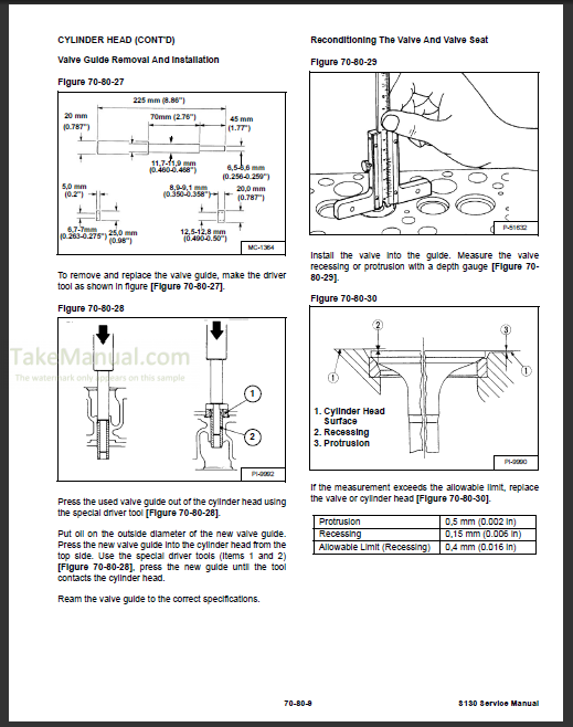 Bobcat S130 Service Manual Skid Steer Loader A3KY20001