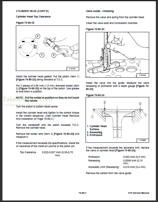 Bobcat S70 Service Manual Skid Steer Loader A3W611001- A3W711001