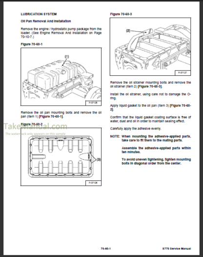 Bobcat S770 Service Repair Manual Skid Steer Loader A3P411001