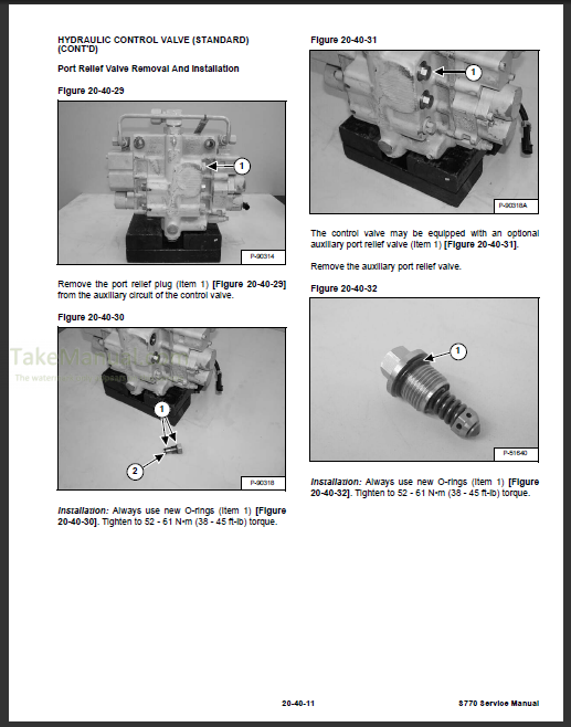 Bobcat S770 Service Repair Manual Skid Steer Loader A3P411001 ...