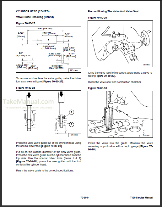 Bobcat T190 Service Repair Manual Compact Track Loader 531660001