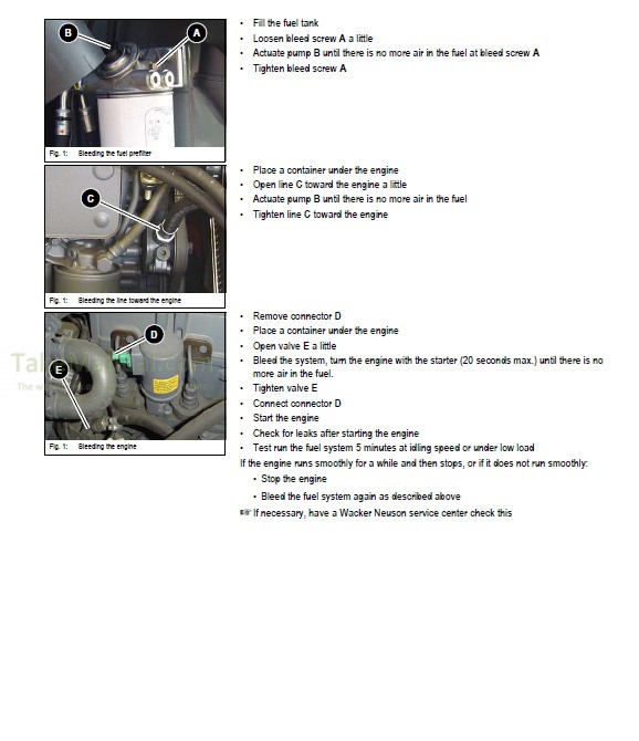 Wacker-Neuson 14504 Service Manual Track Excavator – TakeManual.com