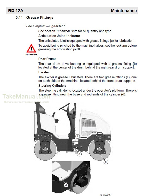 Wacker-Neuson RD12A Operators Manual Roller – TakeManual.com