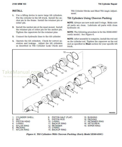 Hyster B024 Repair Manual Forklift – TakeManual.com