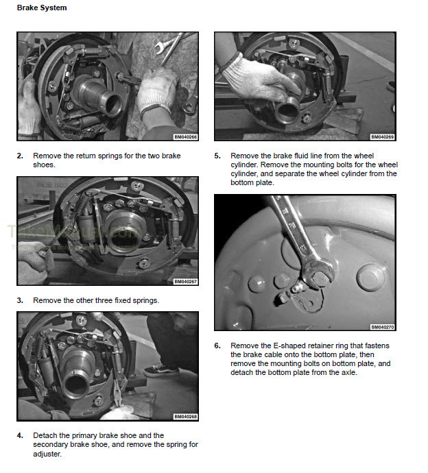 Utilev UT20P UT25P UT30P UT35P B285 Service Manual Forklift Truck