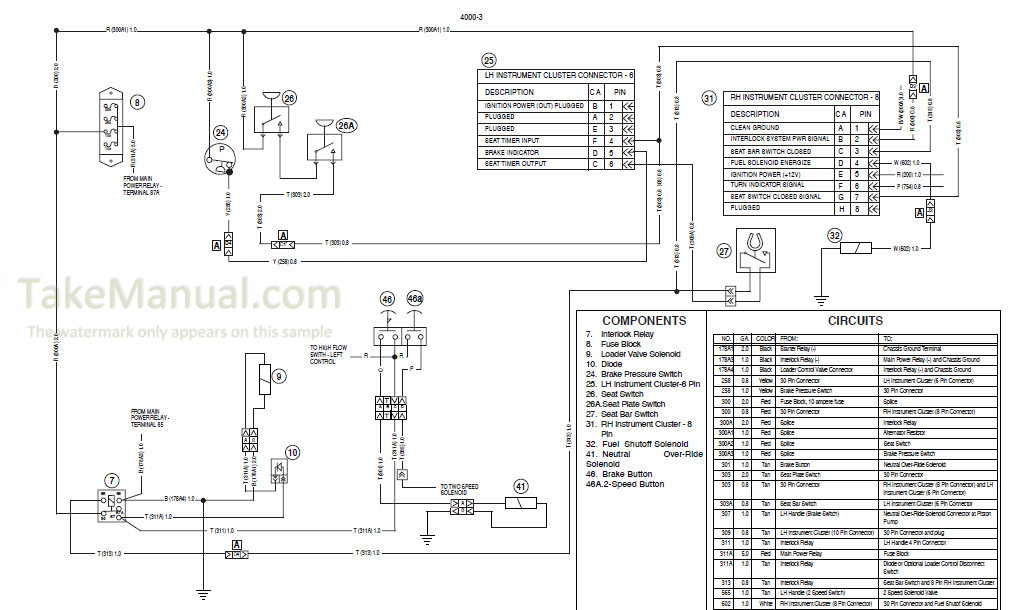 Case 85xt 90xt 95xt Troubleshooting And Schematic Manual Set 7 10420 8160