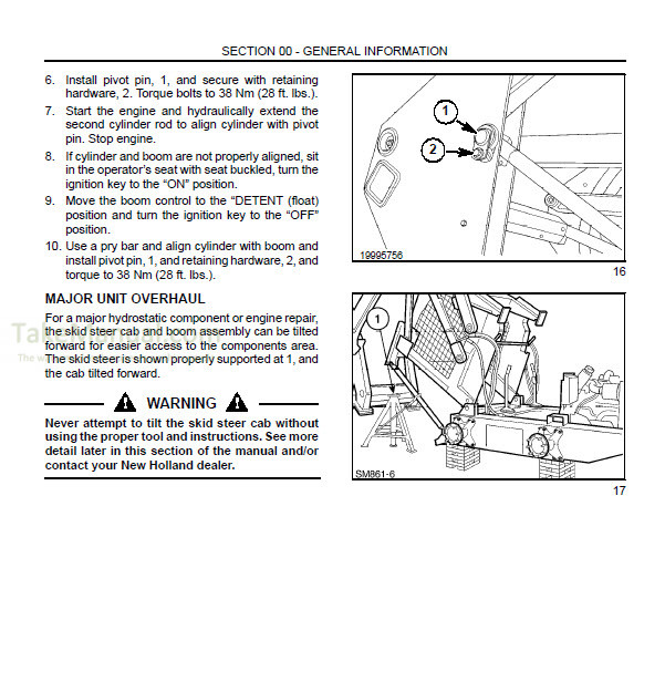 New Holland LS180 LS190 Repair Manual Skid Steer Loader – TakeManual.com